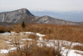 長七郎から荒山方面。遠景は浅間山