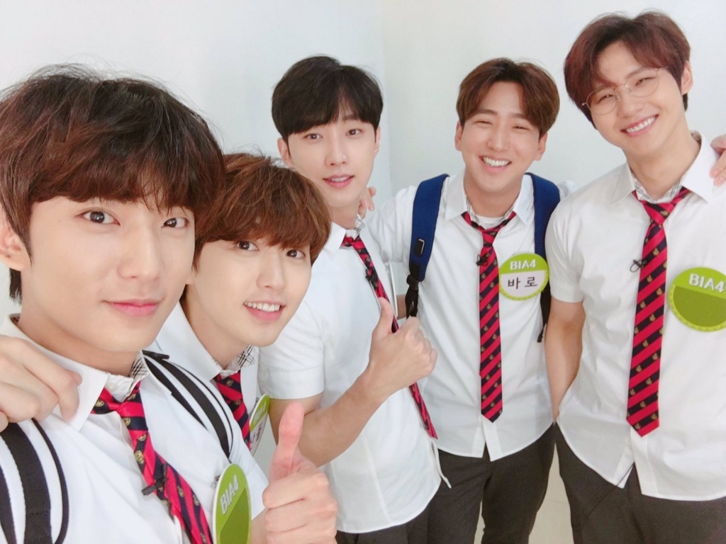 ジニョンくんが女子グループに提供した曲をB1A4で歌ってるのが