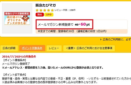 ハピタス阪急たびマガ