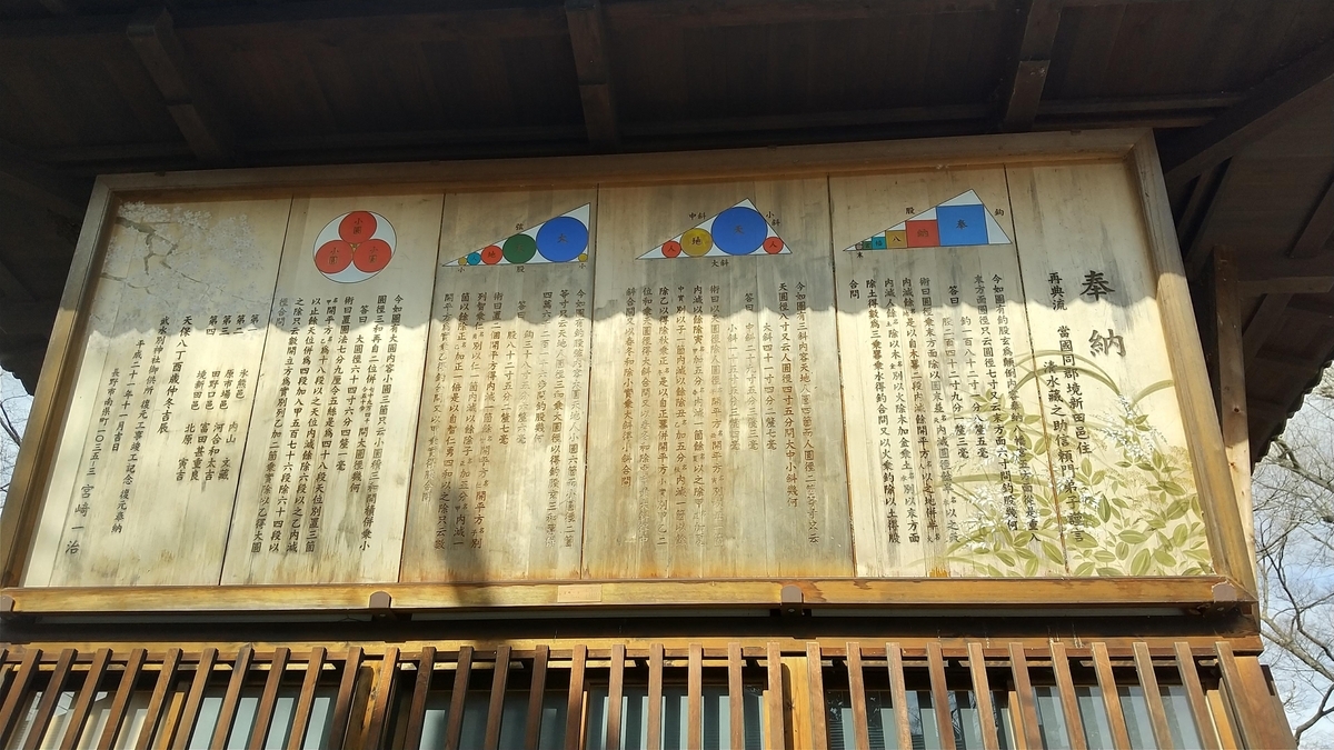 巨大な算額と解説本の話 - 細かなことが気になる親父の備忘録
