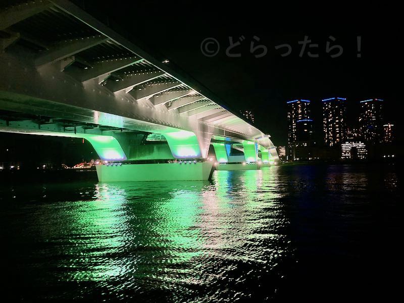 ４１７ 東京五輪に向け豊洲大橋でライトアップ実施 ２０２０年３月１３日 Dorattara Season4