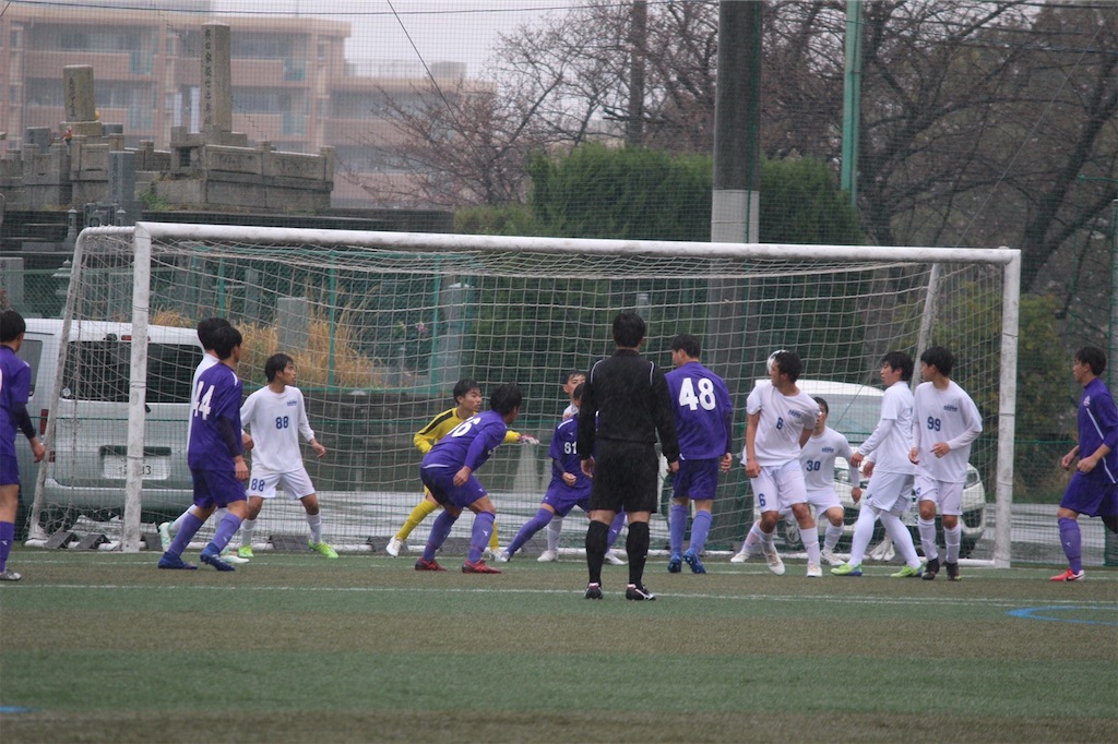 高校 U18リーグ前期 Vs阿武野高校戦 同志社香里中学校 高等学校サッカー部公式ブログ