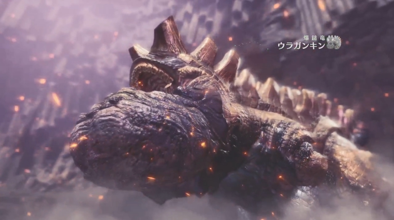 爆鎚竜 ウラガンキンの登場シーン【モンスターハンター:ワールド】