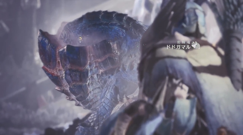 ドドガマルと初めて遭遇するシーン【モンスターハンター:ワールド】