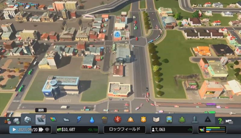 高速道路の出入り口を一本化した【シティーズ:スカイライン PlayStation4 Edition】