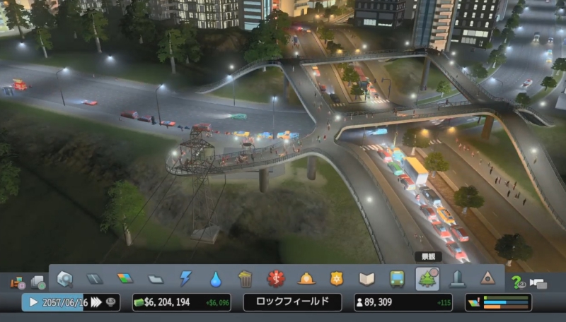 「井」の字の歩道橋を作成【シティーズ:スカイライン PlayStation4 Edition】