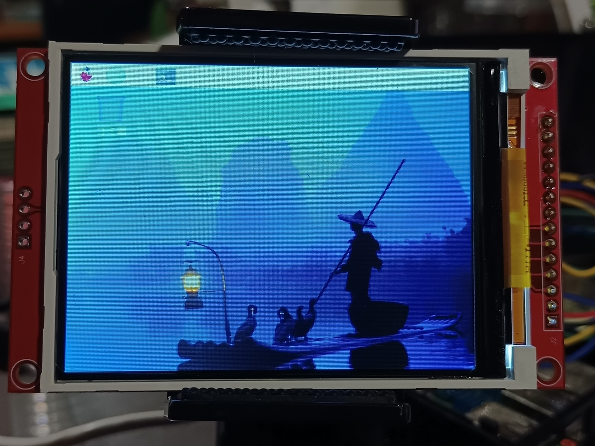 Raspberry piにili9431のSPI液晶を取り付けてみました - モブ沢工房