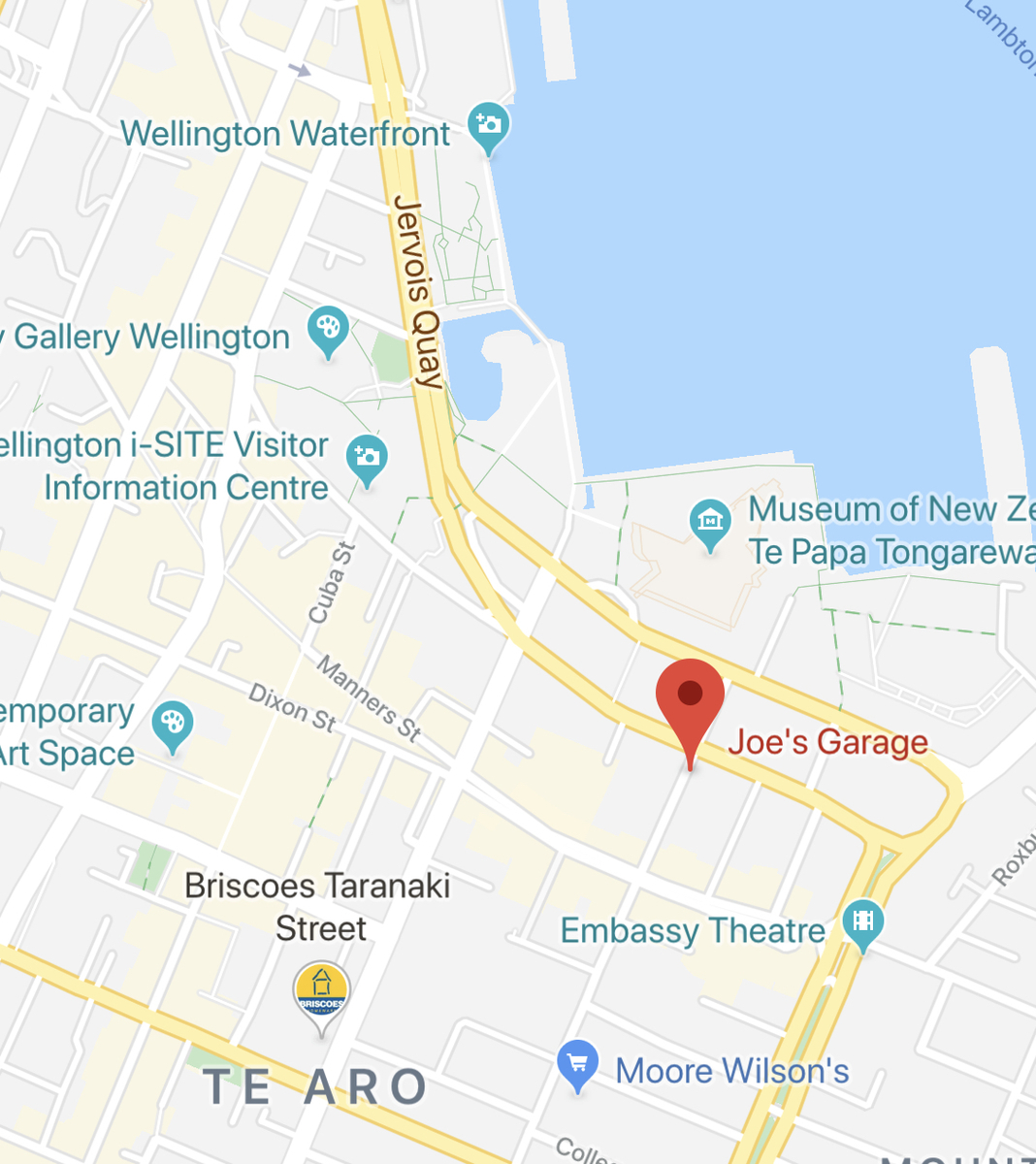 Joe's Garage NZ Wellington カフェ巡り dotsdots’s diary