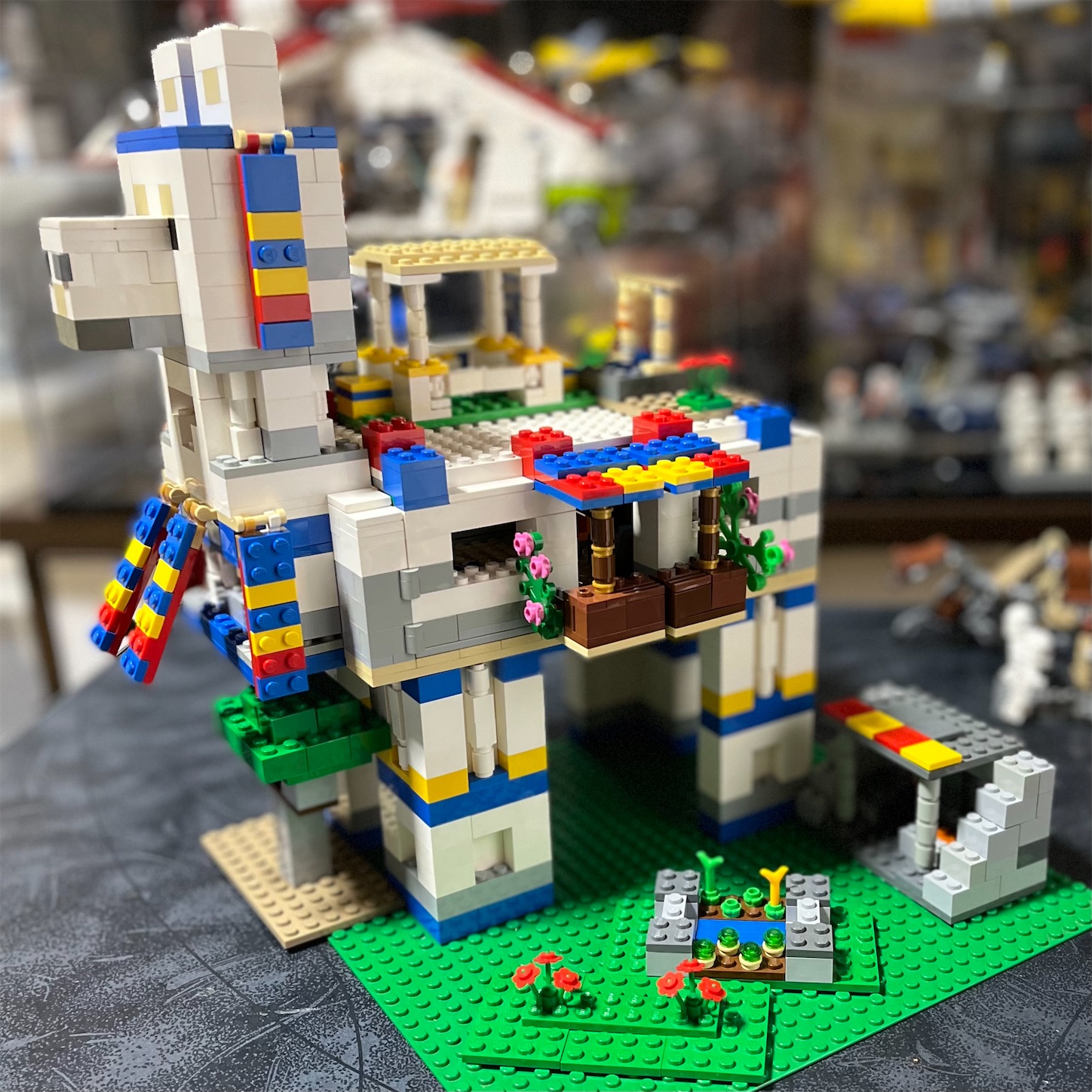購入者決定済み LEGO（レゴ） マインクラフト ラマの村 おもちゃ ブロック 知育玩具
