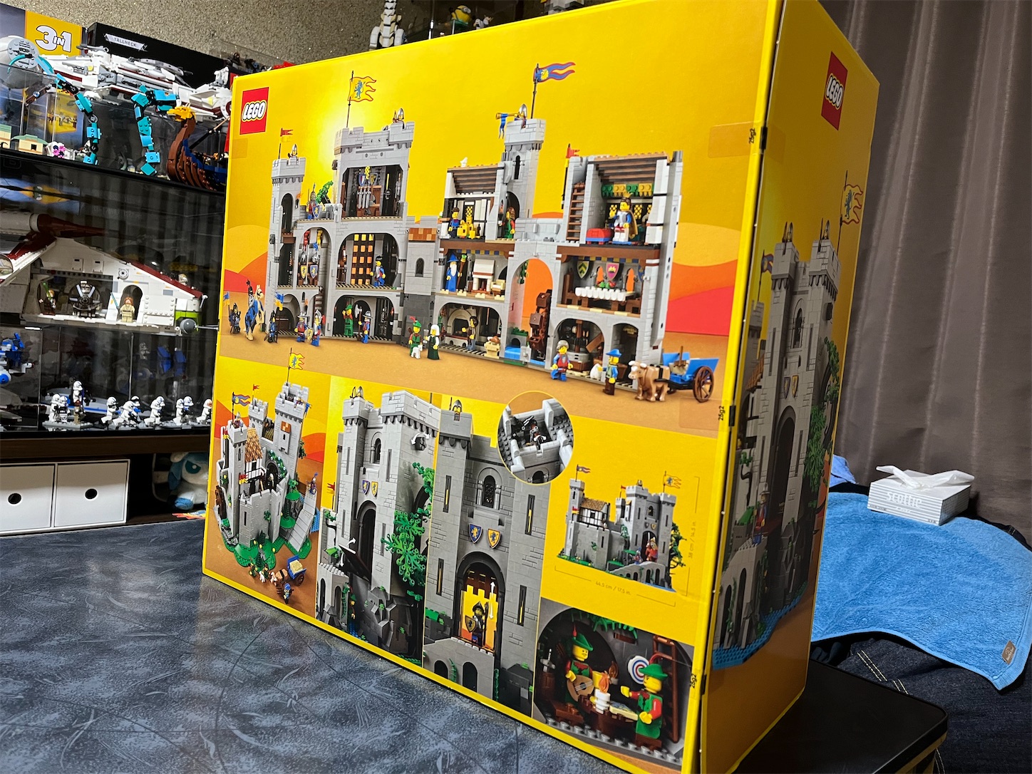 LEGO 10305 ライオン騎士の城 完成後の全体の印象と 全26袋中1