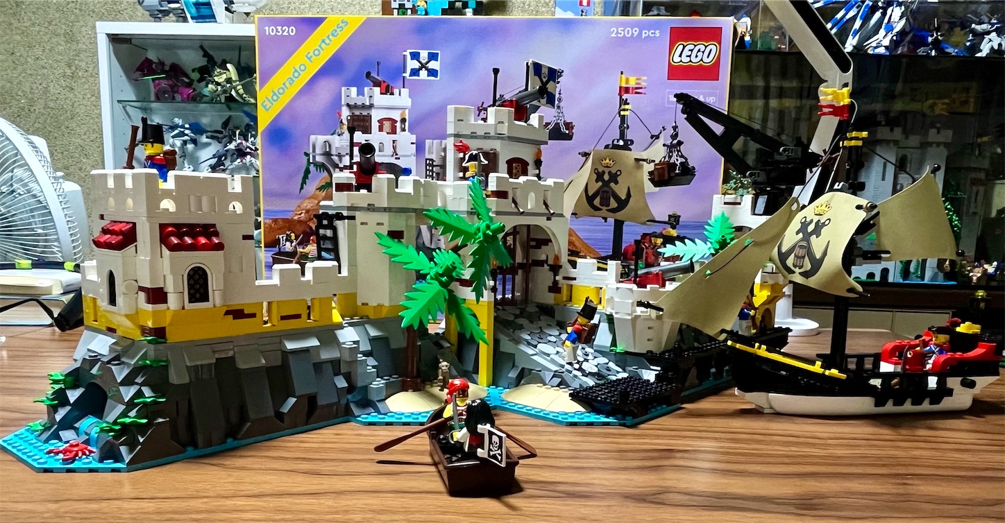 レゴ(LEGO) エルドラド要塞 #10320 ③完成後 写真たくさん掲載