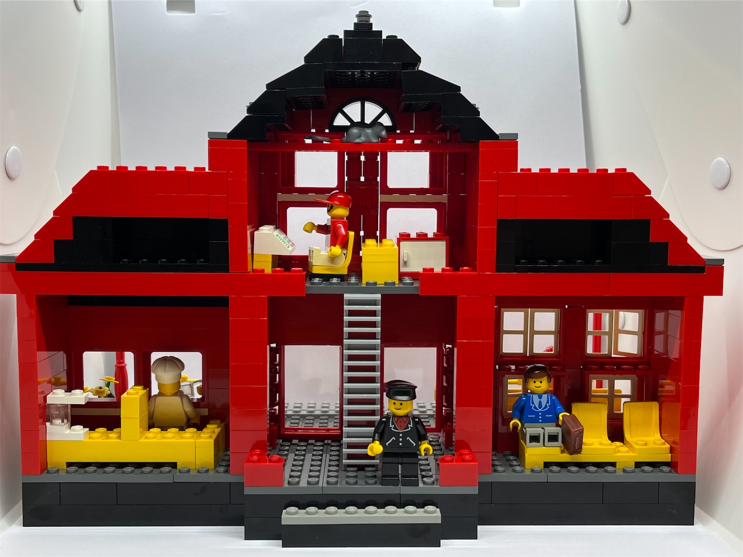 LEGO(レゴ) #2150 トレインステーション（赤い駅） 1996年発売の