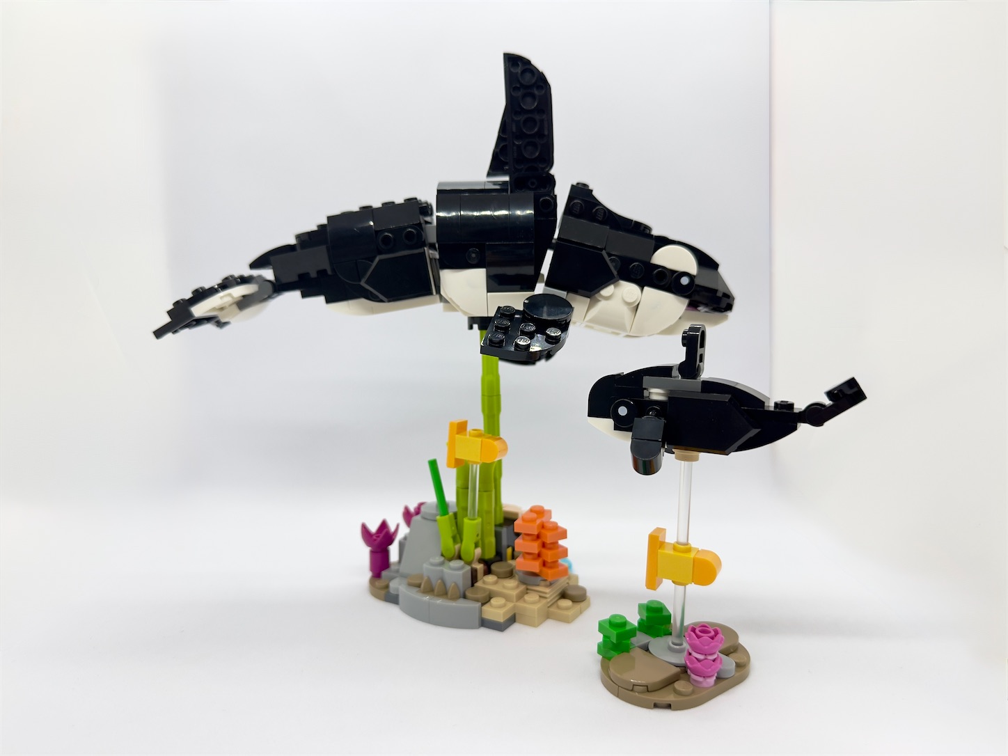 レゴ(LEGO) クリエイター 3in1 どうぶつ：シャチの親子をつくりました