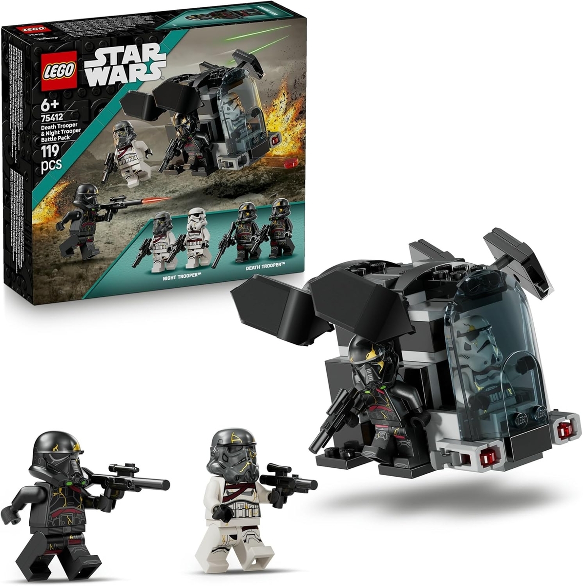 スターウォーブラックシリーズ　デストルーパー　2体セット スター・ウォーズ』デス・トルーパーのヘルメットの再現度が