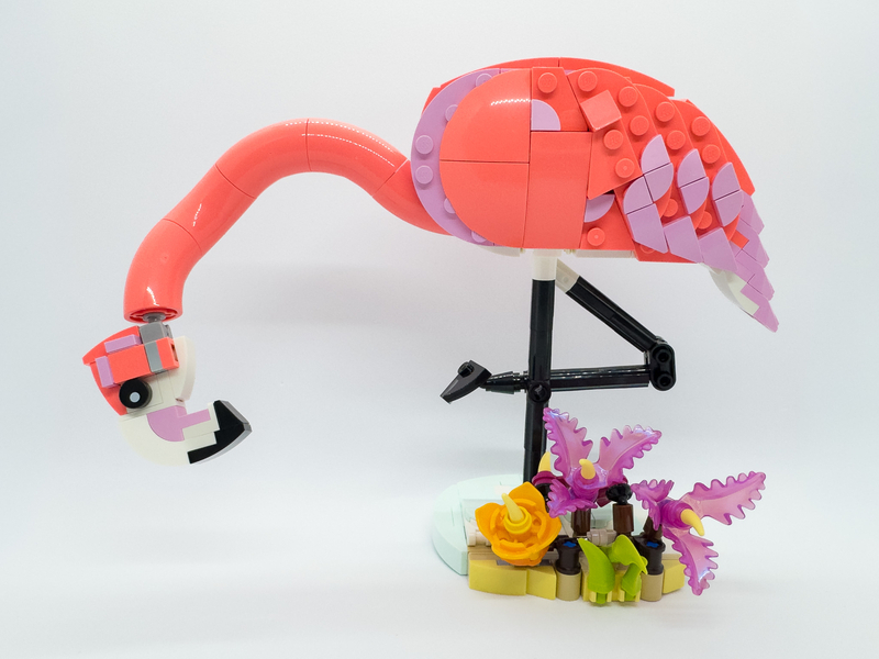 レゴ(LEGO) クリエイター3in1 どうぶつ：ピンクフラミンゴ 31170 首の