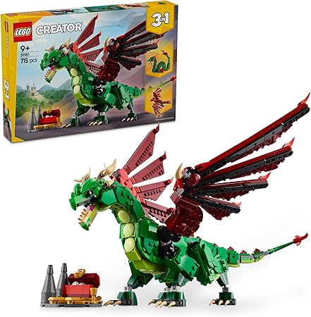 レゴ(LEGO) クリエイター3in1 中世のドラゴン 31161 ワイバーンにしま