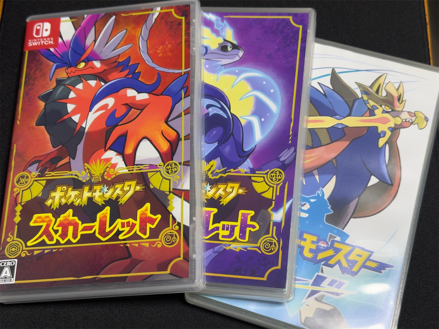 ポケモンチャンピオンズのために？ポケモンスカーレット届きました
