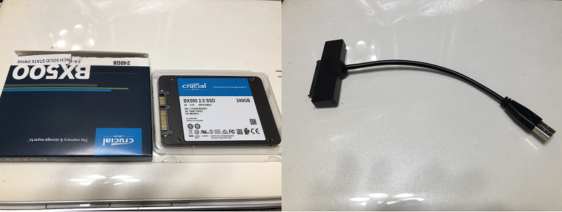 ノートPC LL750/F - HDDからSSDへの換装＋クローン手順