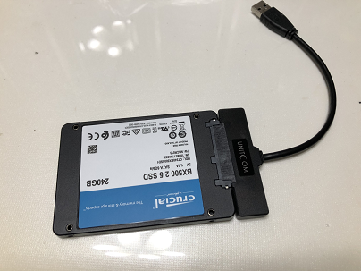 ノートPC LL750/F - HDDからSSDへの換装＋クローン手順