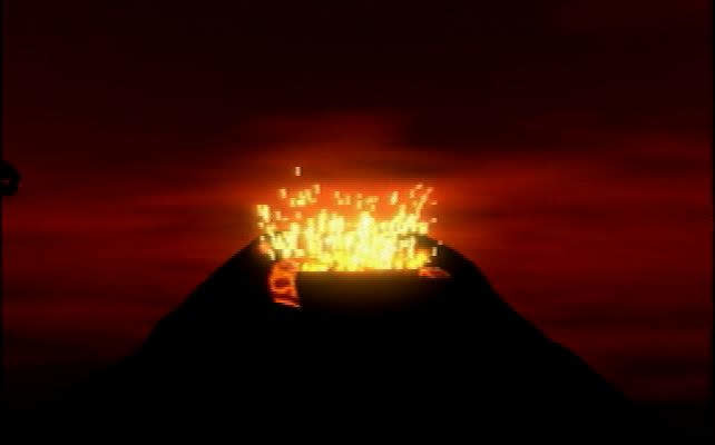 火山がうなりはじめる