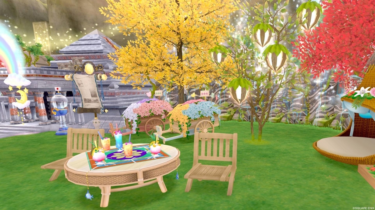 フォトスタジオ ごはんすたじお 四季のピラミッド ご紹介 ドワ子で楽しむドラクエ10 ユウのマイコーデ