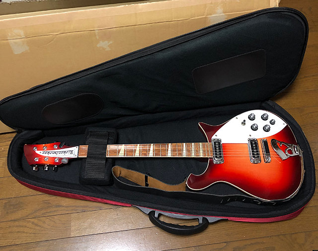 リッケンバッカー620のギグバッグ。 - 気まぐれギター小僧