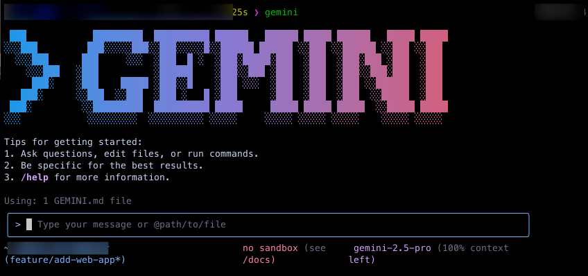 Gemini CLI で無料枠を超えるようになったので無料プランから