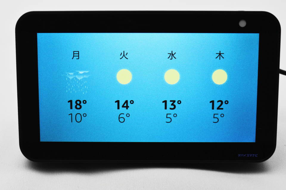 EchoShow5 天気