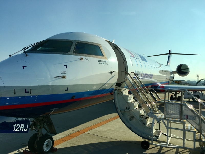IBEX59 (NGO-FUK) ボンバルディア CRJ-700機に乗る - 美味しいものと