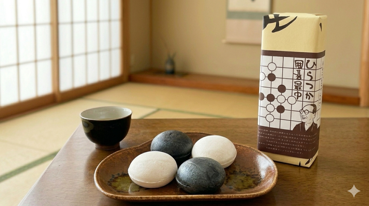 平塚の囲碁最中(AI生成)