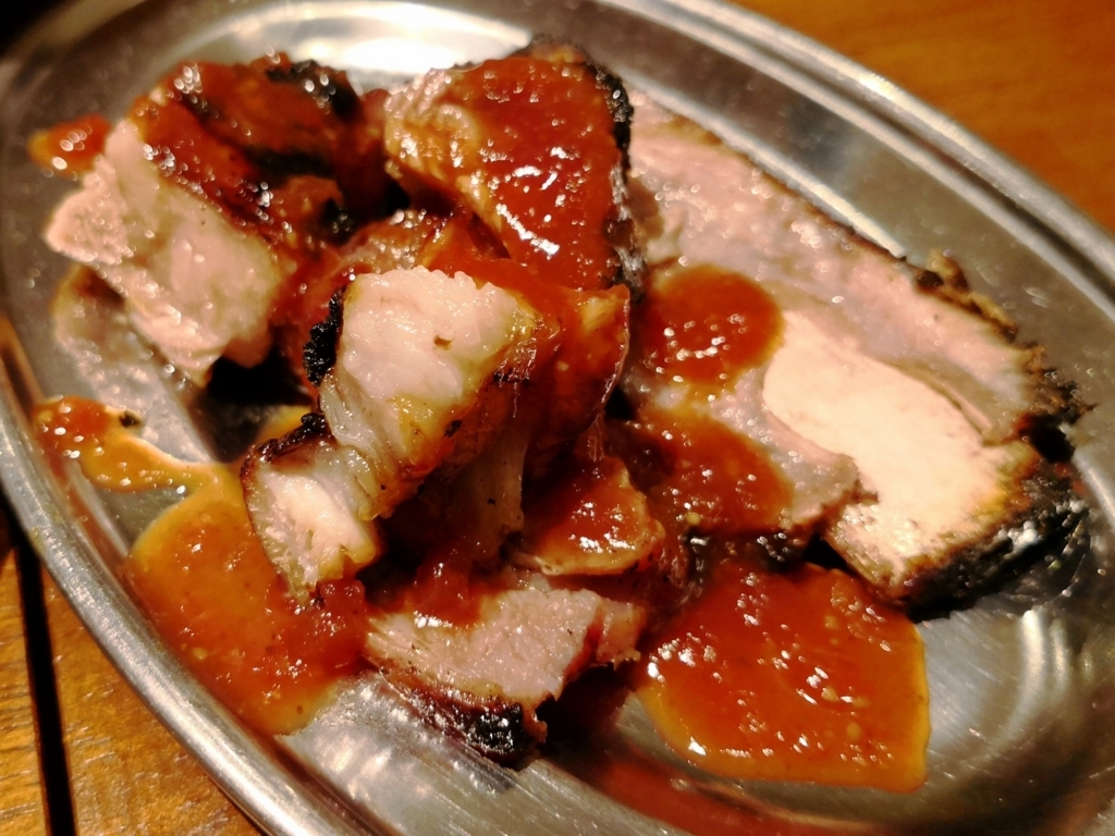 豚のいろ葉のスペアリブ　バーベキュー味
