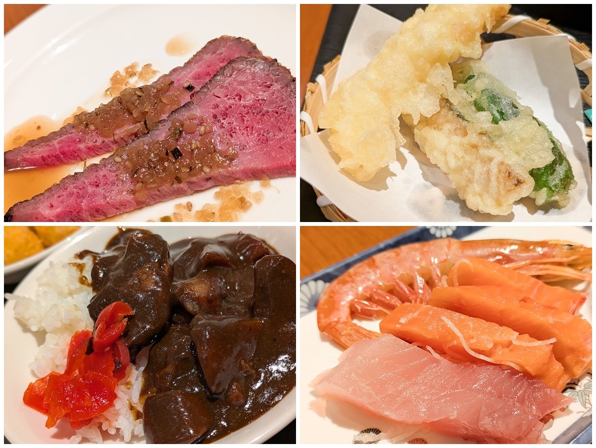 ハワイアンズ還暦祭　ホテルのビュッフェ