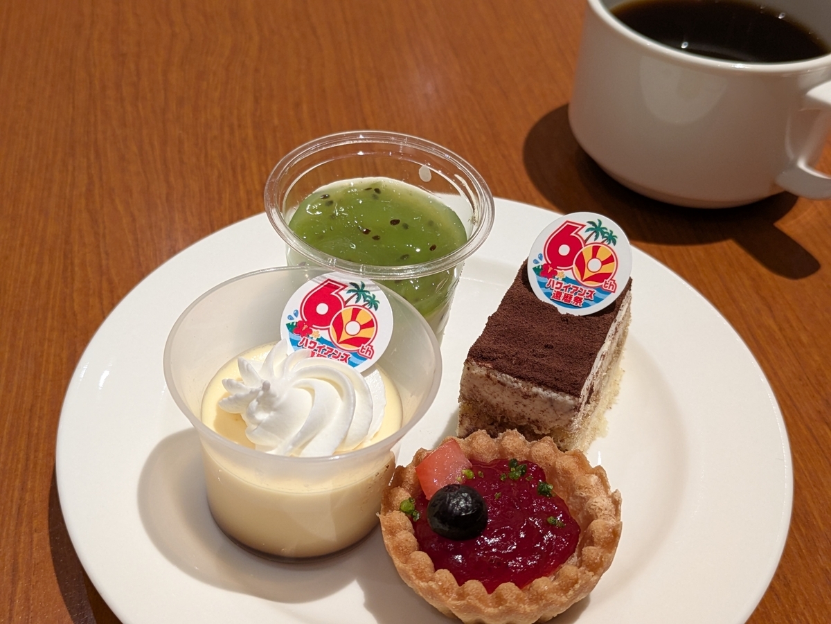 ハワイアンズ還暦祭　ホテルの食事ビュッフェ