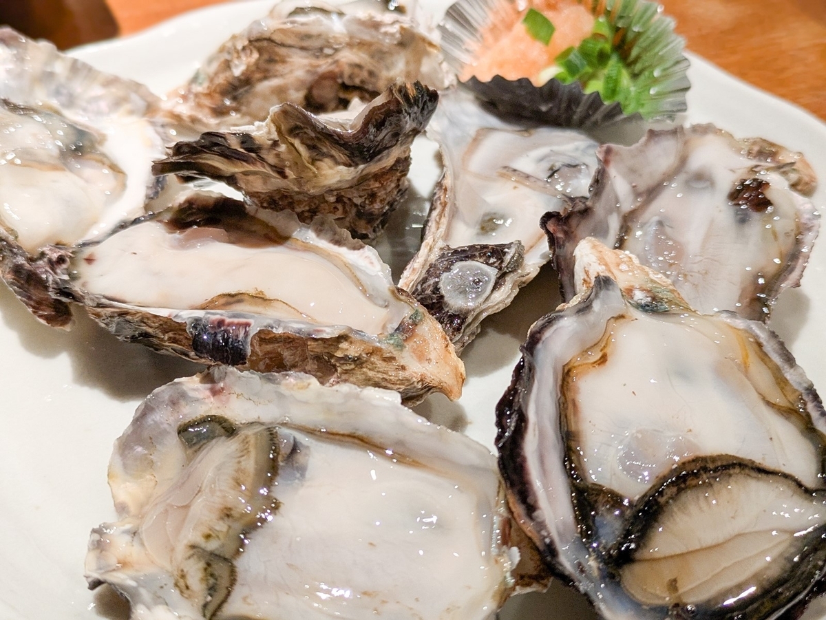 庄や　生牡蠣フェア　100円
