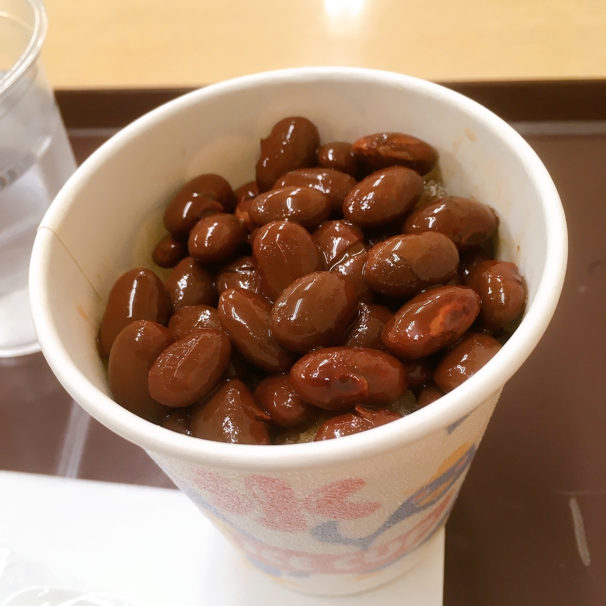 黒糖シャーベットぜんざい