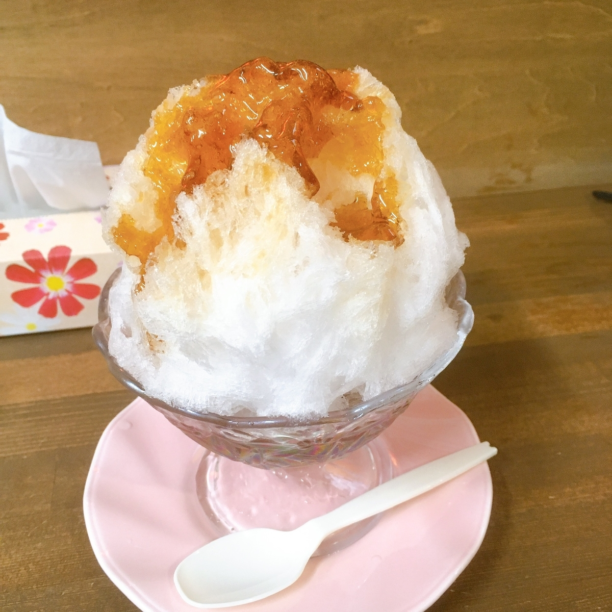 市場cafe 氷ぜんざい