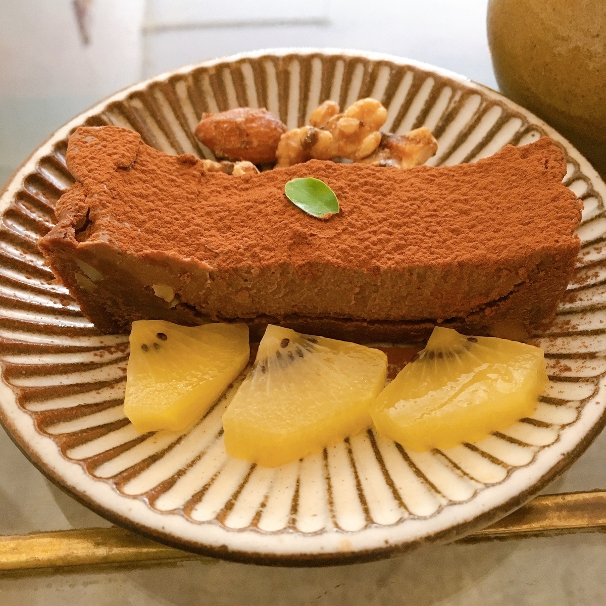 お豆腐チョコタルト