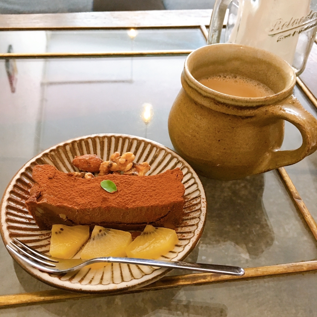 お豆腐チョコタルト