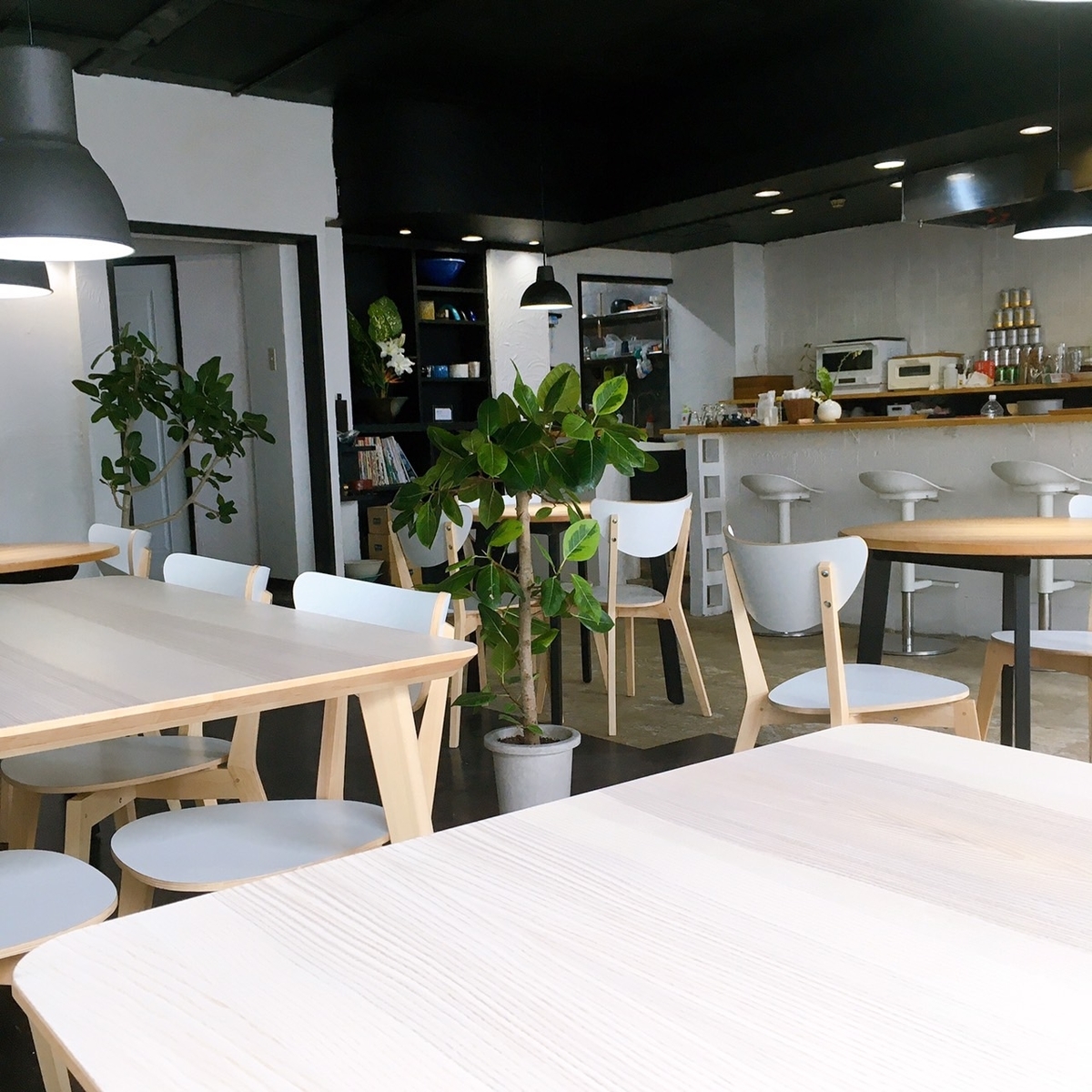 カフェ店内