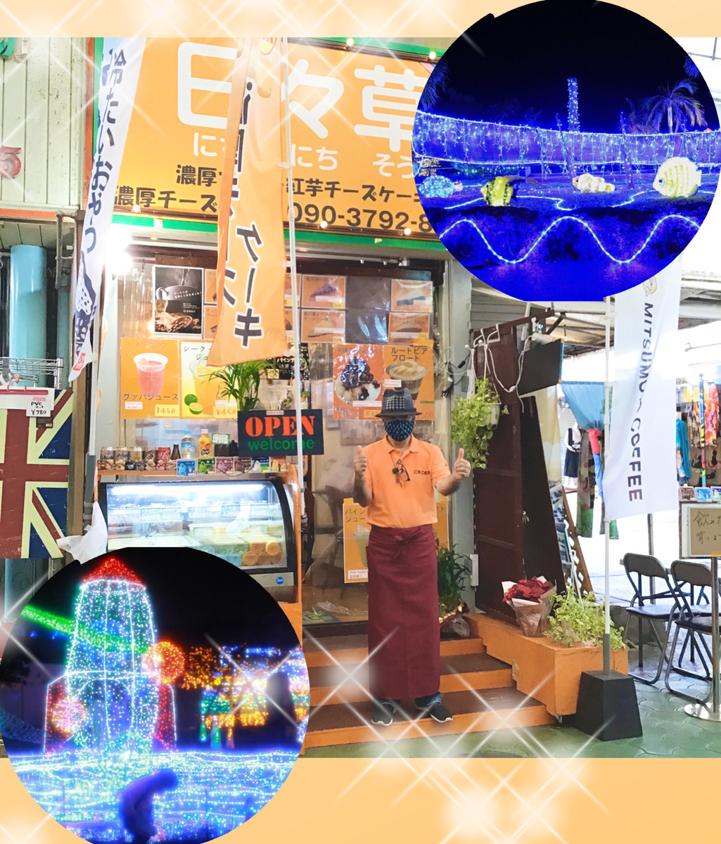 日々草イルミネーションイメージ図