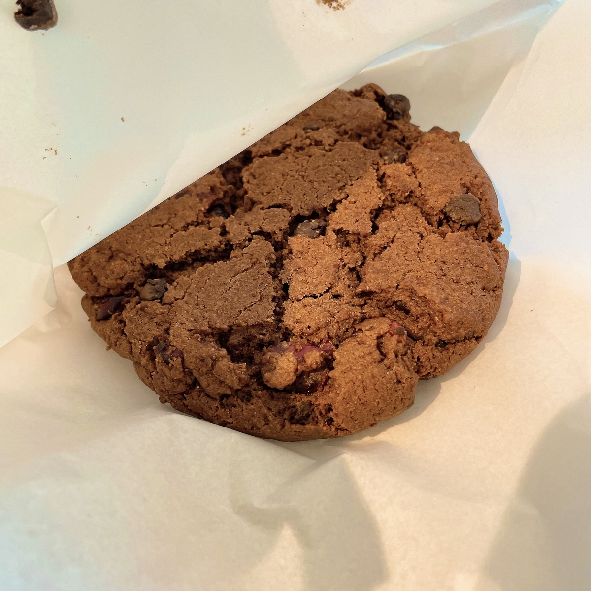 vegan cookie クランベリーチョコ