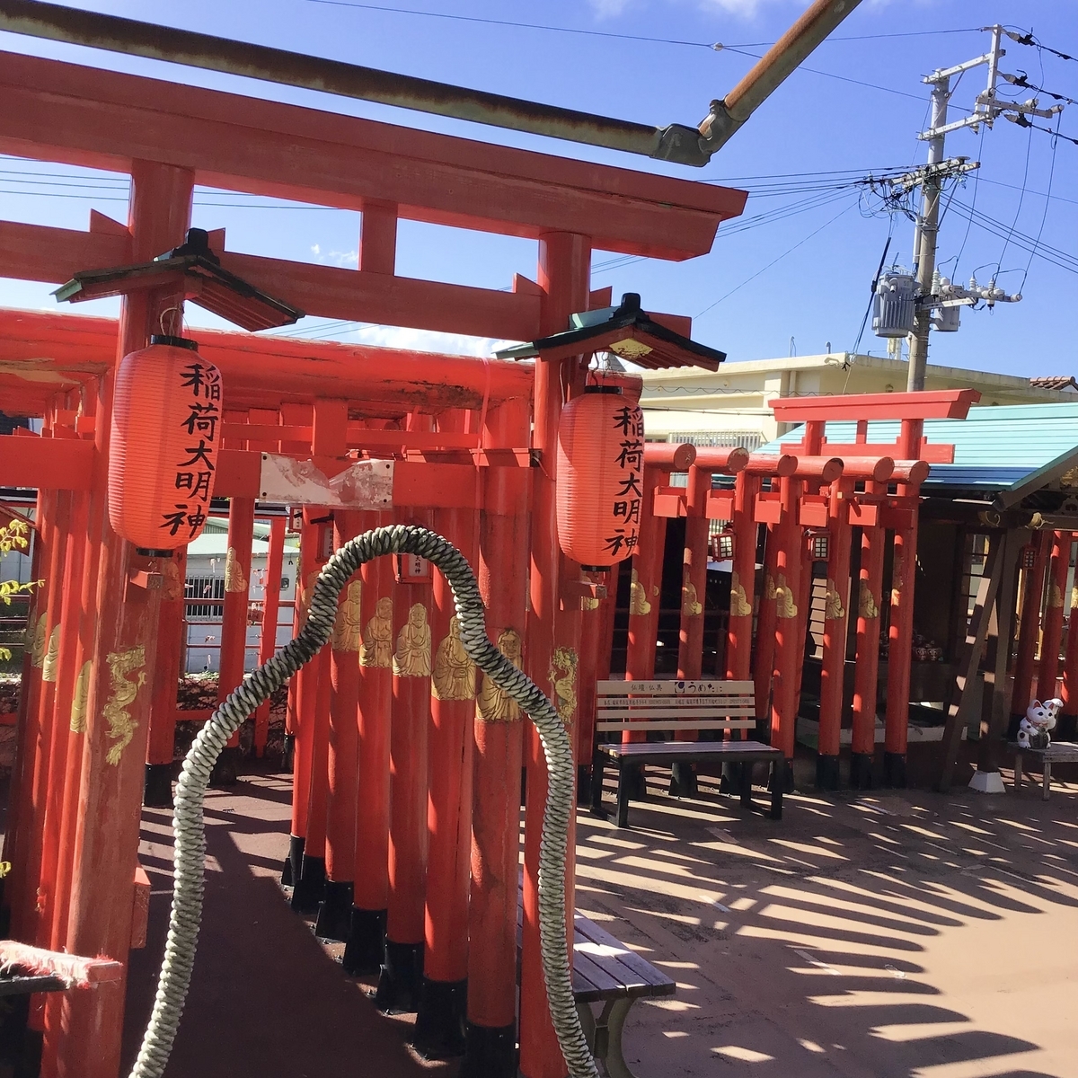 西来院(達磨寺)鳥居