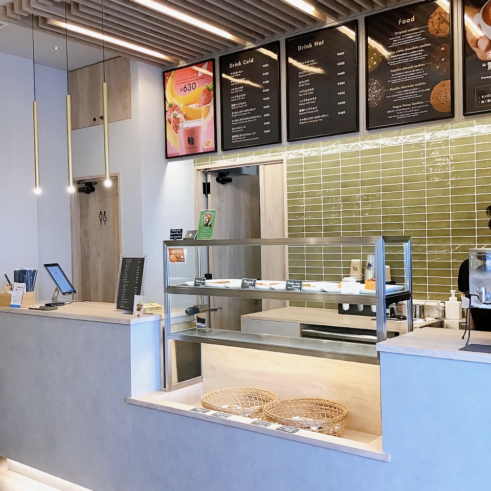 Greeus Cafe店内
