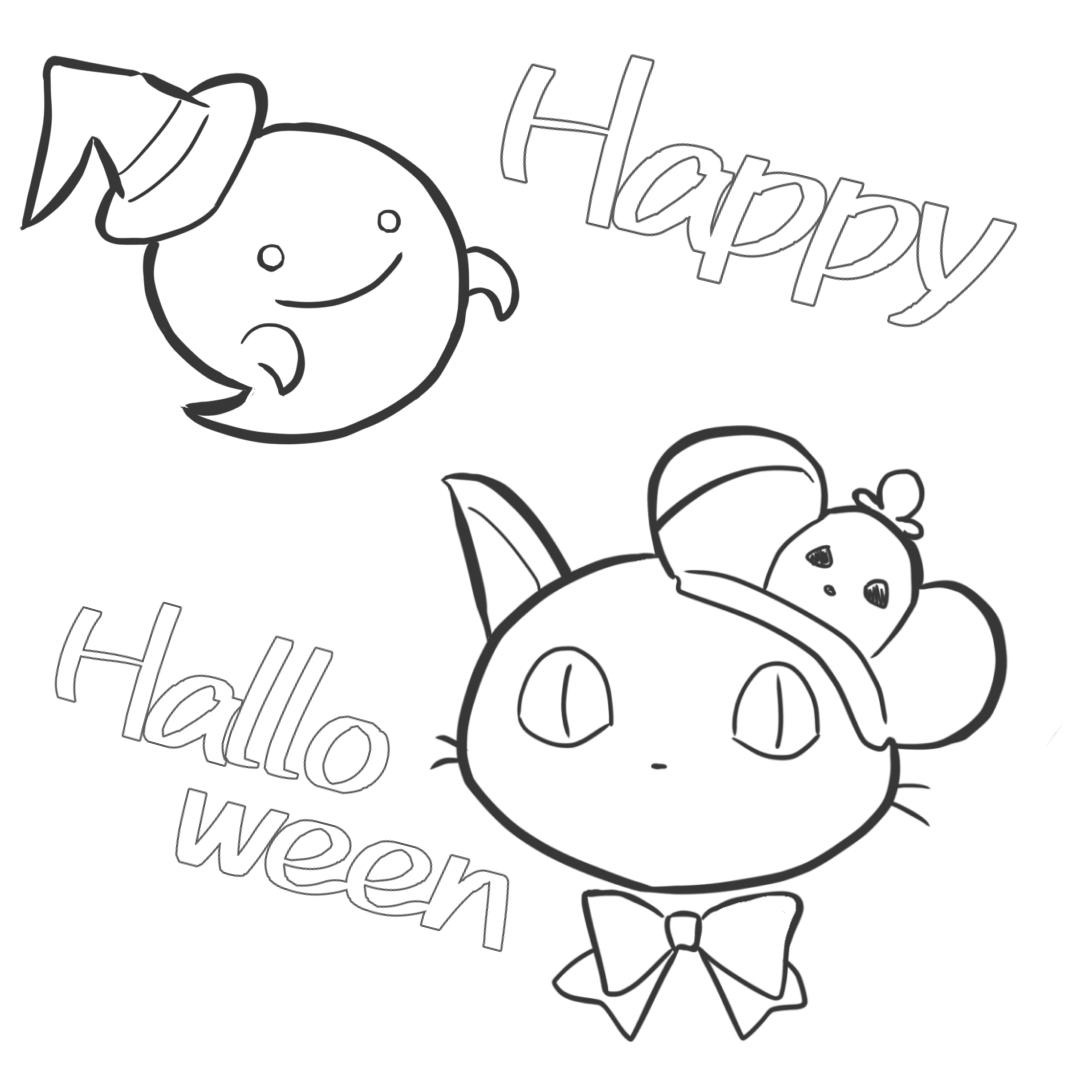 イースターバニーピープスぬりえグッズバッグ、自分だけのハッピーイースター不織布ペイントバッグ、かわいいバニーのぞき見無色グッディバッ  イースターのひよこ：ぬり絵＆ぬりえページ（無料）, image size:1080x1080