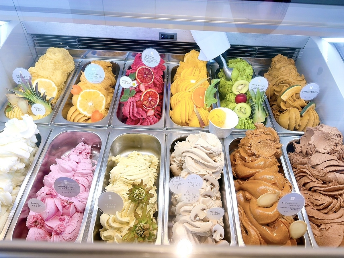 Eriko Osawa Earthly Gelatoのショーケース