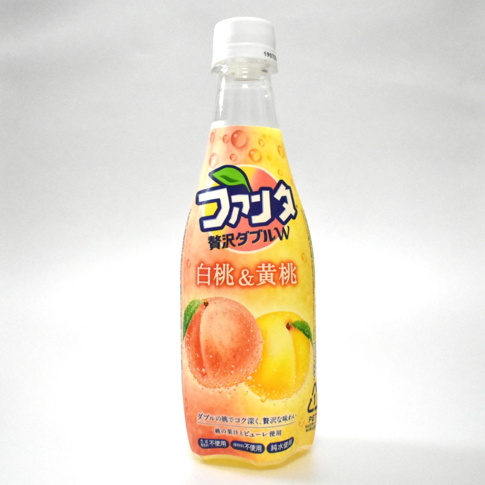 ファンタ 贅沢ダブル 白桃&黄桃
