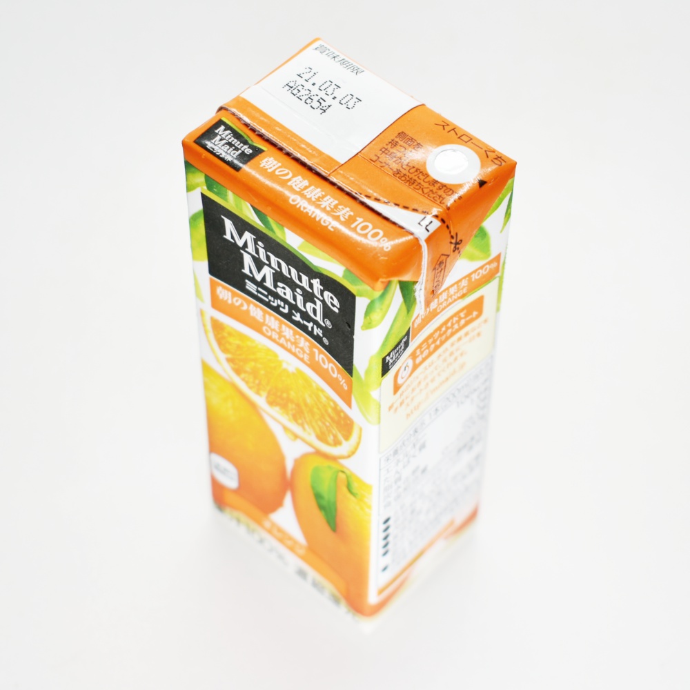 終売】明治「ミニッツメイド オレンジ100%」実飲レビュー - ソフト