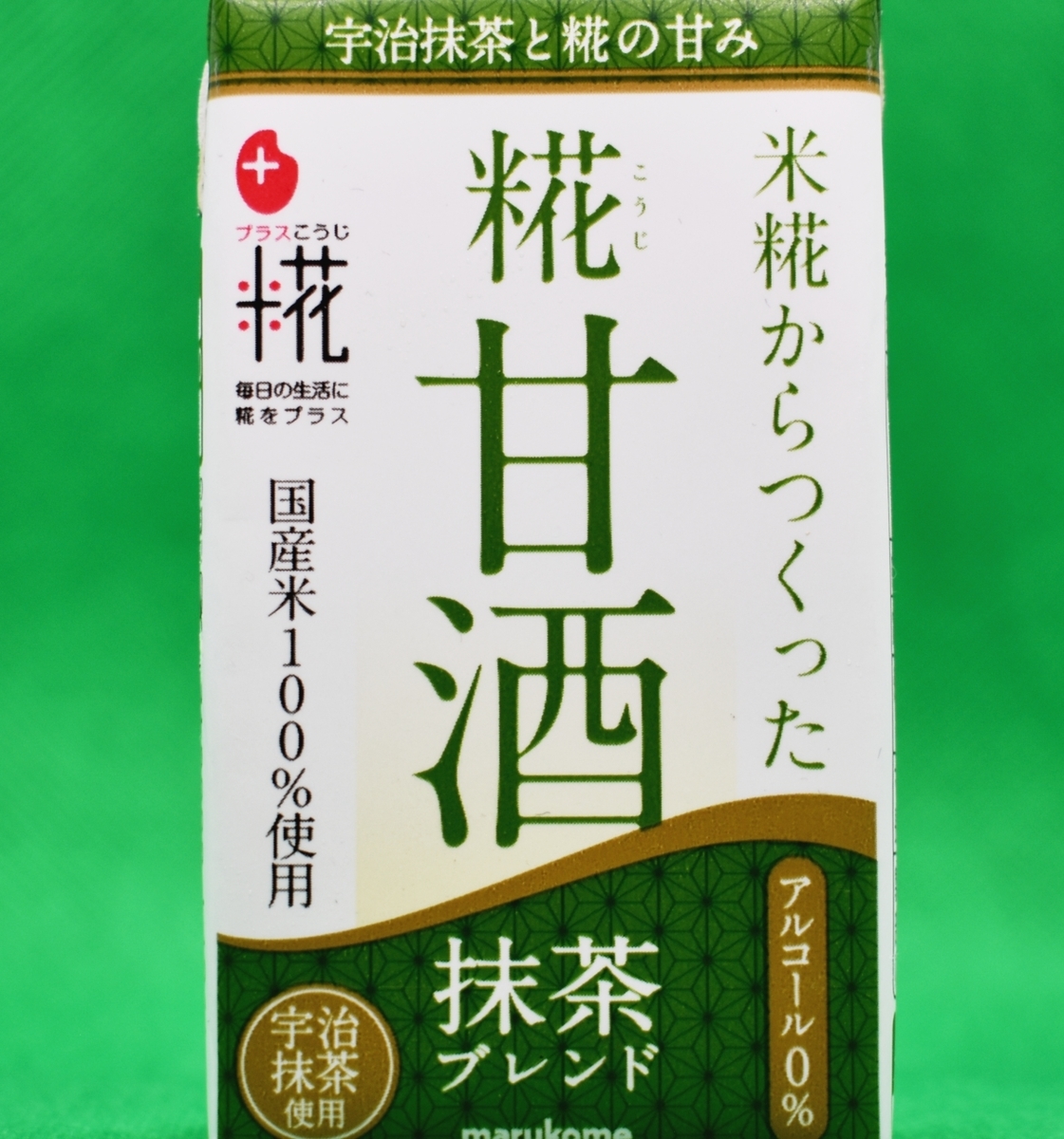 マルコメ,プラス糀,糀甘酒 抹茶ブレンド