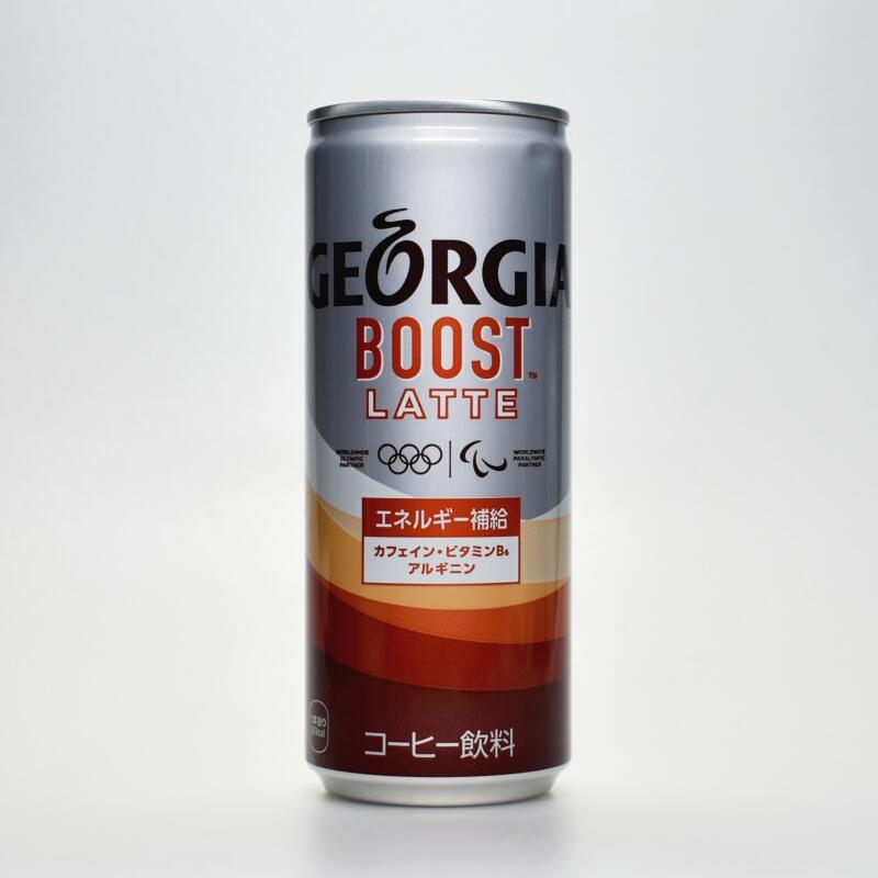 エナジー缶コーヒー ジョージア ブースト とはどんな味のカフェラテ 詳しい内容とカフェイン量の解説も ソフトドリンクの鉄人 エナジー缶コーヒー ジョージア ブースト とはどんな味のカフェラテ 詳しい内容とカフェイン量の解説も ソフトドリンクの鉄人