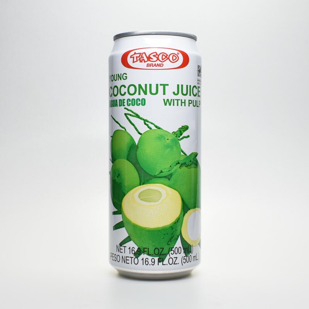 TASCO社ココナッツジュース ,YOUNG COCONUT JUICE WITH PULP